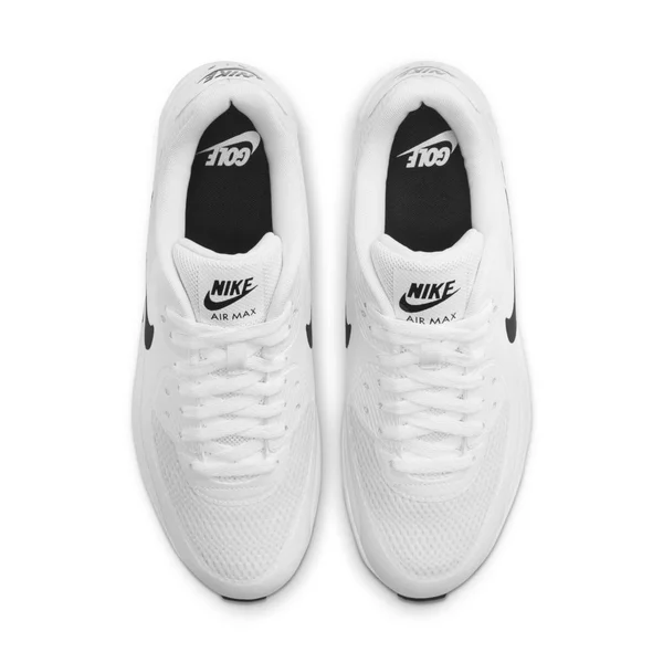 Nike Air Max 90 G Spikeless Golf Shoes Size 10.5 - White/Black