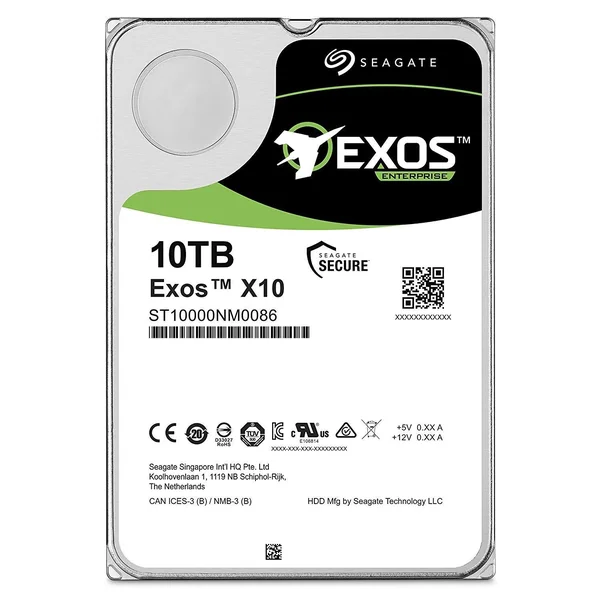 Seagate Exos 7E2 1 TB Internal HDD - 3.5x22 - ST1000NM0008 - SATA 6Gb/s - 7 - 200 rpm