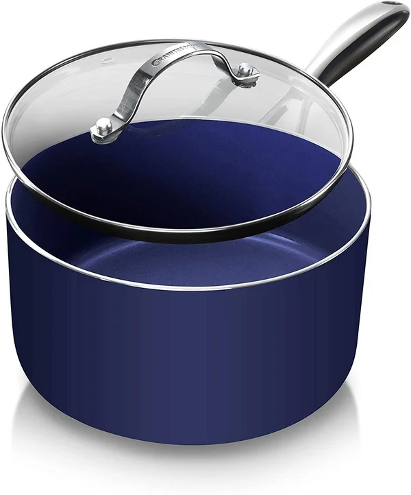 Granitestone Diamond 10-pc. Nonstick Cookware Set - Classic Blue