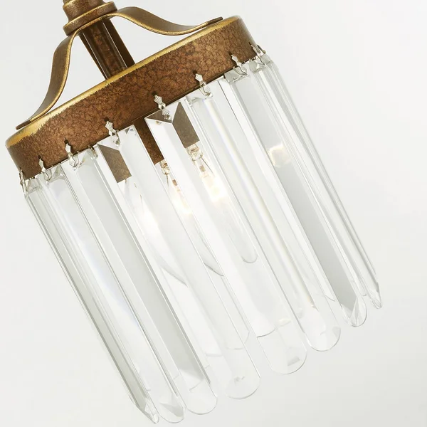 Livex Lighting 50530-64 Ashton 1-Light Mini Pendant - Hand Painted Palacial Bronze