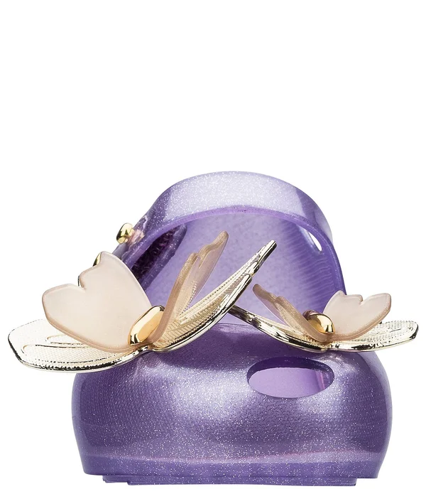 Mini Melissa Ultragirl Fly III Mary Jane Flats, Baby/Toddler Pink