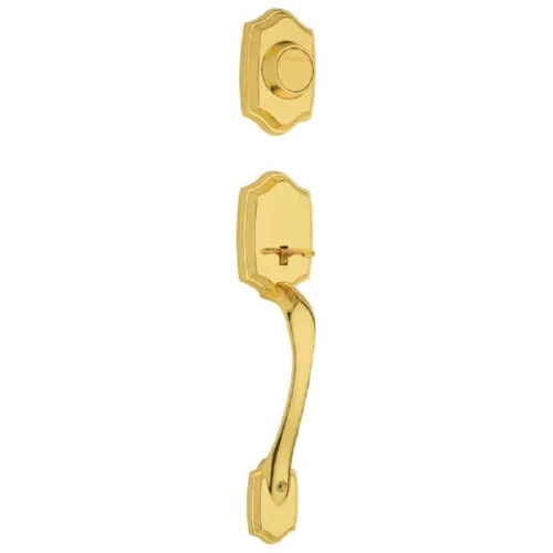Kwikset 699BWLIP-26D Belleview Dummy Exterior Handleset, Satin Chrome