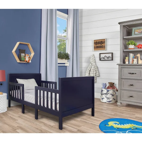 Dream on Me Hudson 3 in 1 Convertible Toddler Bed - Navy