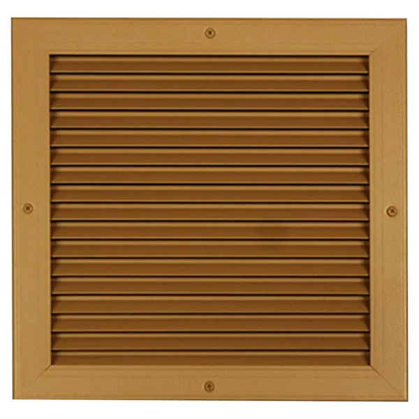 26x4 Driftwood Tan Single Frame Aluminum TRANSFER Door Grille (Aluminum) - Shoemaker 4000