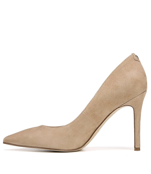 Sam Edelman Hazel Pointed Toe Pump Black Suede