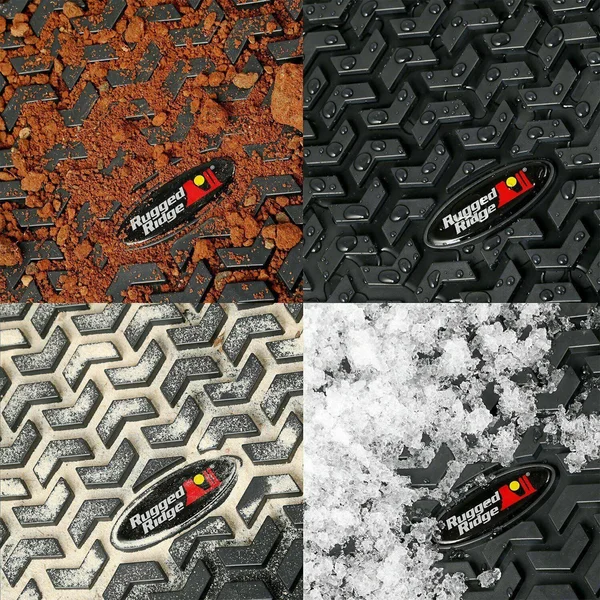 Rugged Ridge All Terrain Floor Liner, Front - 12920.01