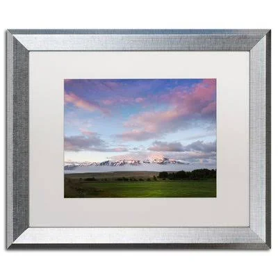 Trademark Fine Art Behind The Silence by Philippe Sainte-Laudy Framed Photographic Print - Size: 11x22 H x 14x22 W x 0.5x22 D, F