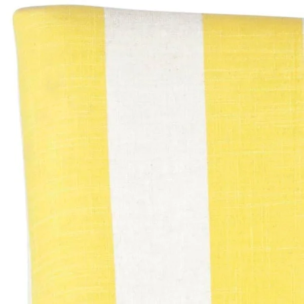 Safavieh Lester Dining Chairs in Yellow/White Stripe (Set of 2)
