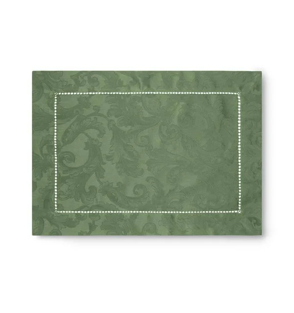Sferra - Acanthus - Sage Oblong Placemats 14x20, Set 4