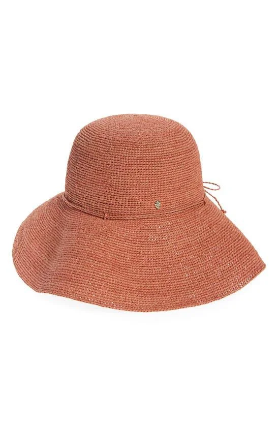 Helen Kaminski &Provence 12& Packable Raffia Hat in Peony at Nordstrom
