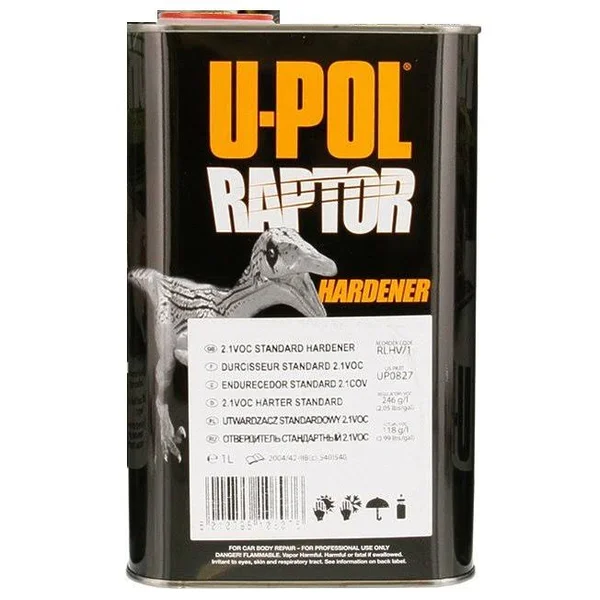 U-POL 0820 Raptor Black Truck Bed Liner & Texture Coating - 4 Liters Upol 820_4L