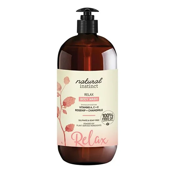 Natural Instinct Relaxing Lavender and Rosehip Body Wash 1000ml
