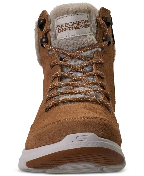 Skechers Women's on The Go Glacial Ultra - Woodlands Athletic Shoes Brown 6.5