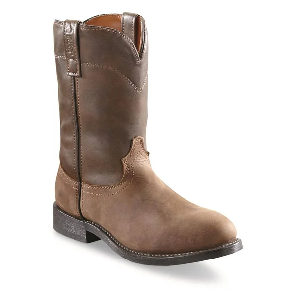 Guide Gear Men's Roper Western Boots - 9.5 2E, Brown