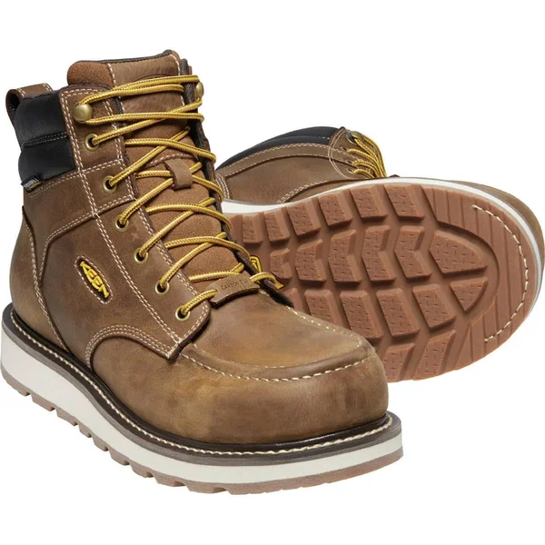 Keen Utility 6x22 Cincinnati Composite Toe Waterproof Boots - Men's Belgian/Sandshell