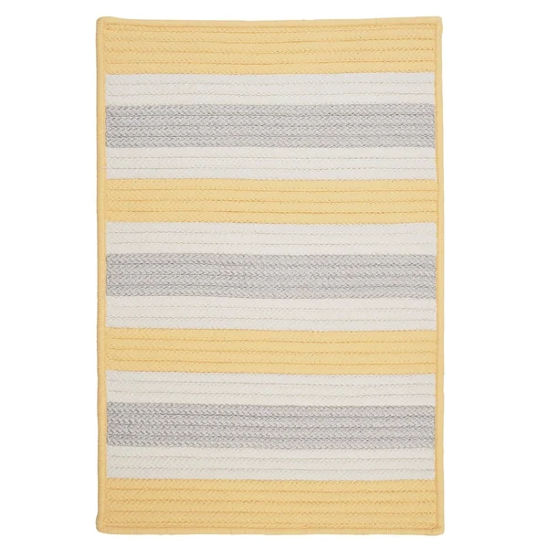 Colonial Mills Stripe It 5' x 8' Rug - Yellow Shimmer