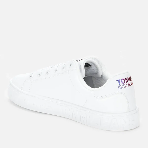 Tommy Jeans Women's Cool Leather Low Top Trainers - White - UK 6.5