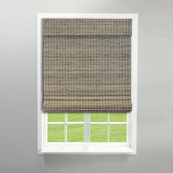 Radiance Cordless Driftwood Roman Shade - 46.5x64