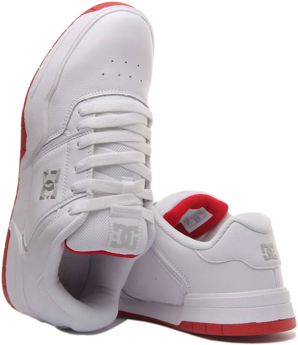 DC Shoes Central in White Red for Men