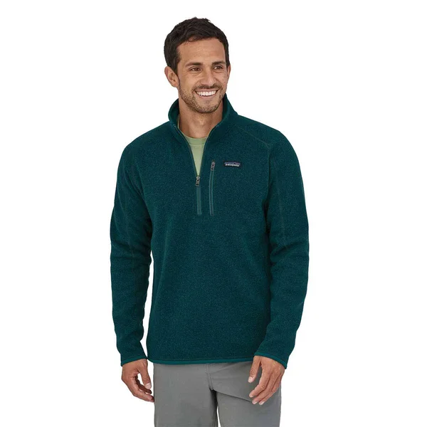 Men's Better Sweater 1/4 Zip Fleece - Dark Borealis Green, 3XL