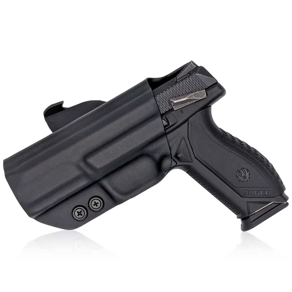 Concealment Express OWB Kydex Paddle Holster, Ruger American Full size, Right Hand, Carbon Fiber Black, RGR-AMRCNFS9-CF-RH-OWBPD
