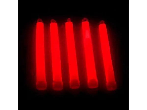 Lumistick 6 inch Premium Glow Sticks, Red, 200 ct