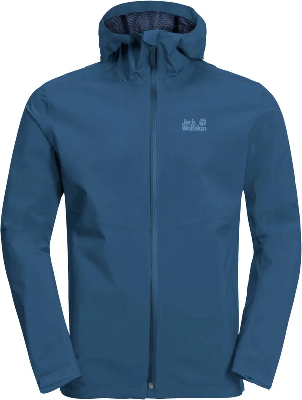 Jack Wolfskin Mens Jwp Shell Jacket Indigo Blue S