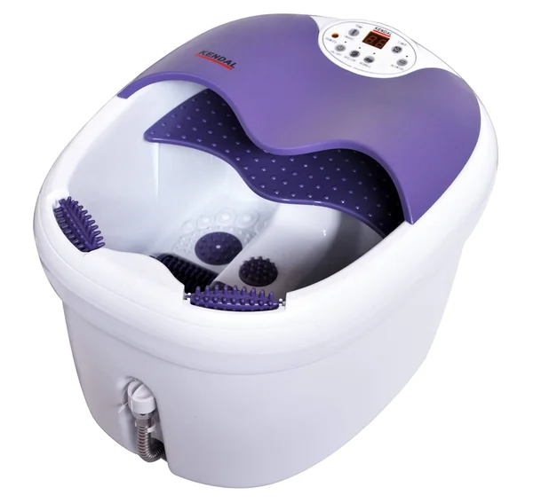All in One Foot Spa Bath Massager W Motorized Rolling Massage Heat Wave O2