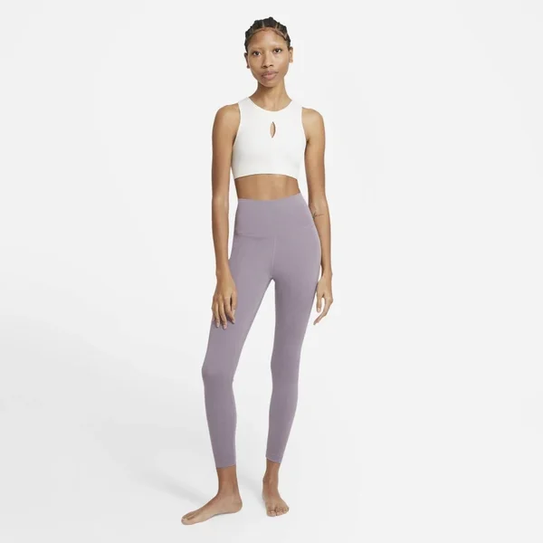 Nike Women's 7/8 Yoga Tights, XL, Purple
