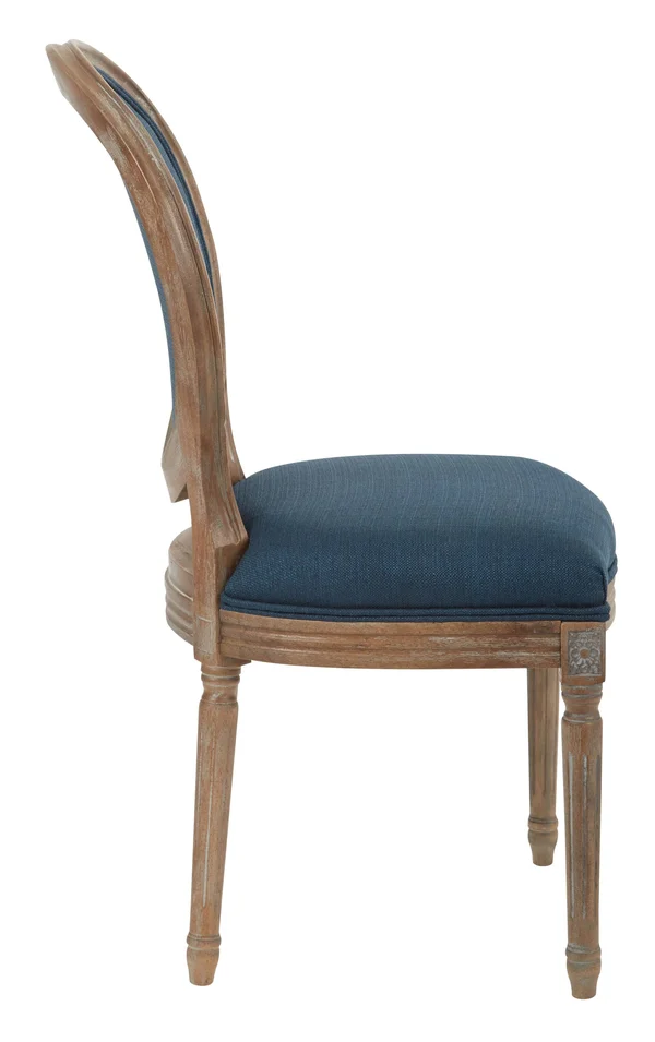 Ave Six Lillian Oval Back Dining Chair - Klein Azure