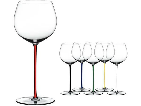 Riedel Fatto A Mano Oaked Chardonnay Wine Glass (Red)