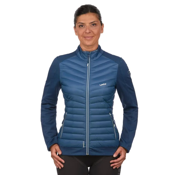 Wedze Women's 900 - Skiing 2nd Layer, Jacket in Dark Blue, Size Xs
