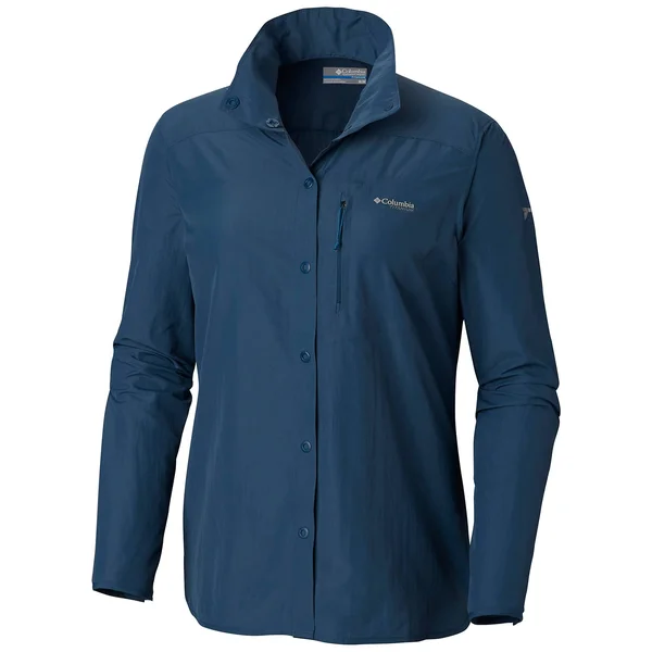 Columbia Women's Featherweight Hike II Shirt Blue XL
