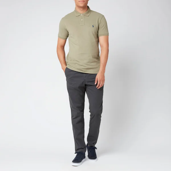 Polo Ralph Lauren Slim Fit Mesh Men's Polo Shirt - Sage Green