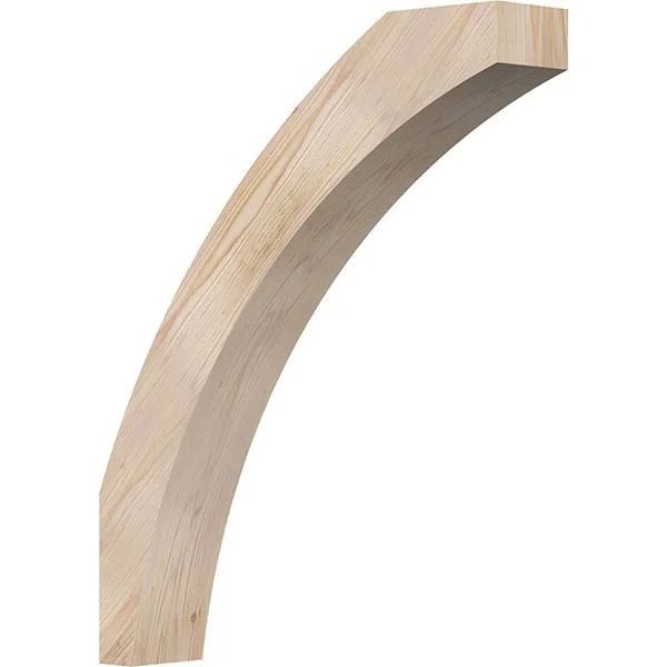 Ekena Millwork 5 1/2x22W x 28x22D x 34x22H Thorton Smooth Brace, Douglas Fir