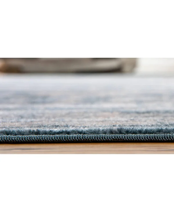 Unique Loom Paris Birch Blue 7& 0 x 10& 0 Area Rug