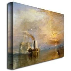 Trademark Art The Fighting Temeraire - 1839x22 Canvas Art by Joseph Turner