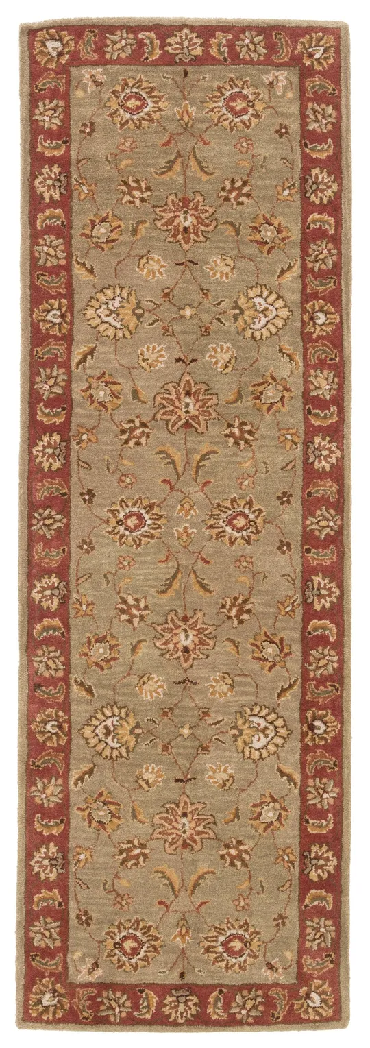 Jaipur Mythos Anthea Area Rug, Green, 3&x12& Runner