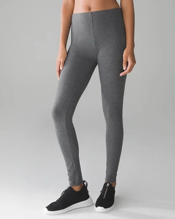 Soma Essential Leggings - Heather Quartz, 27x22 Inseam Regular