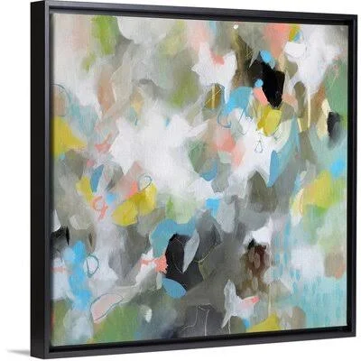 The Evolving Insight by TA Marrison - Painting Print on Canvas August Grove Format: Black Floater Framed Canvas, Size: 14x22 H x