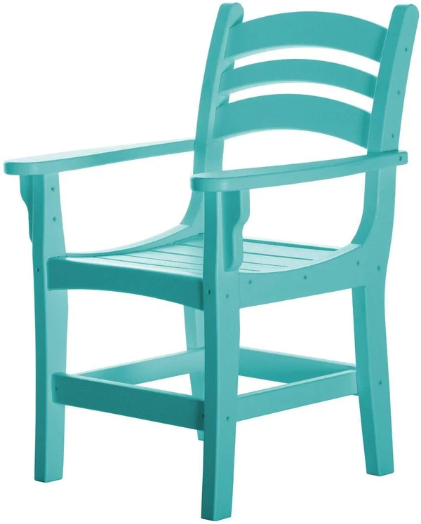 Pawleys Island Casual Dining Chair with Arms - Turquoise