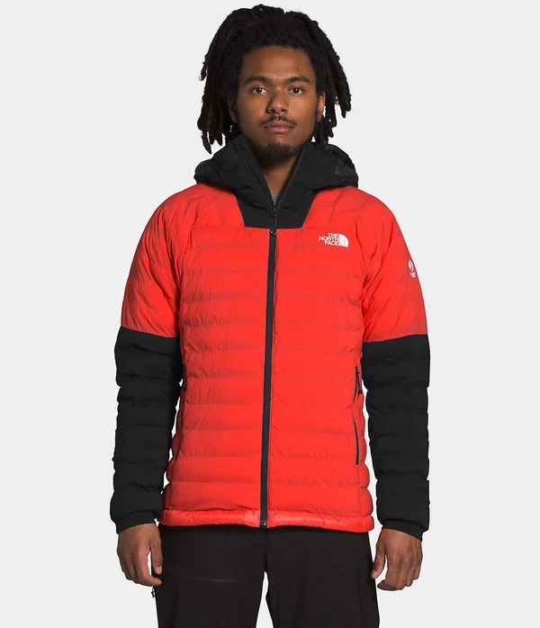 The North Face Men's Summit L3 50/50 Down Hoodie - XL - Flare, TNF Black