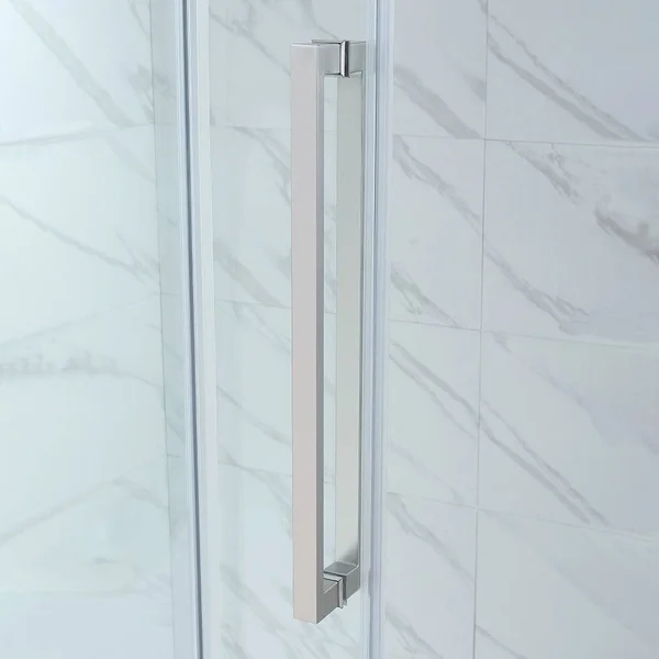 Ove Decors Chester 48 in. Chrome Frameless Sliding Shower Door