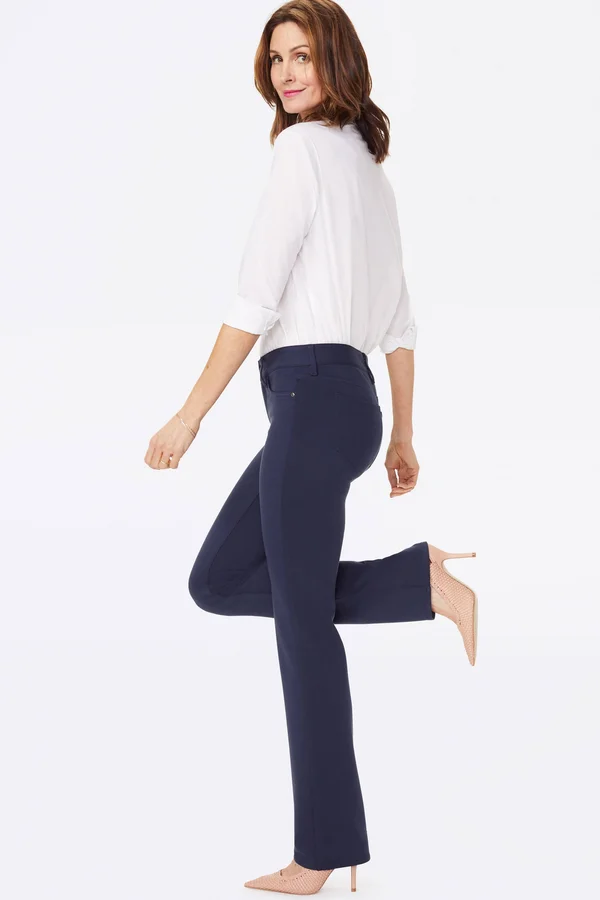 Nydj Marilyn Straight Ponte Pants - Size Reg 12, Evening Tide