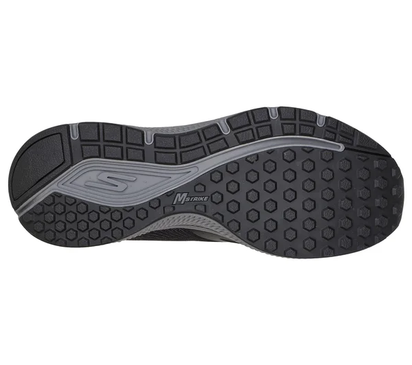 Skechers Men's GOrun Consistent - Fleet Rush Running Shoes, Black/Gray, 9.0