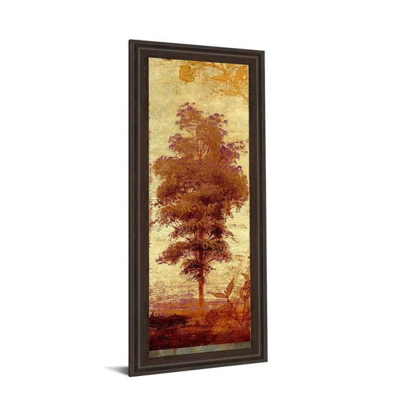 Classy Art 1308 18 x 42 in. Early Autumn Chill II by Micheal Marcon Framed Print Wall Art