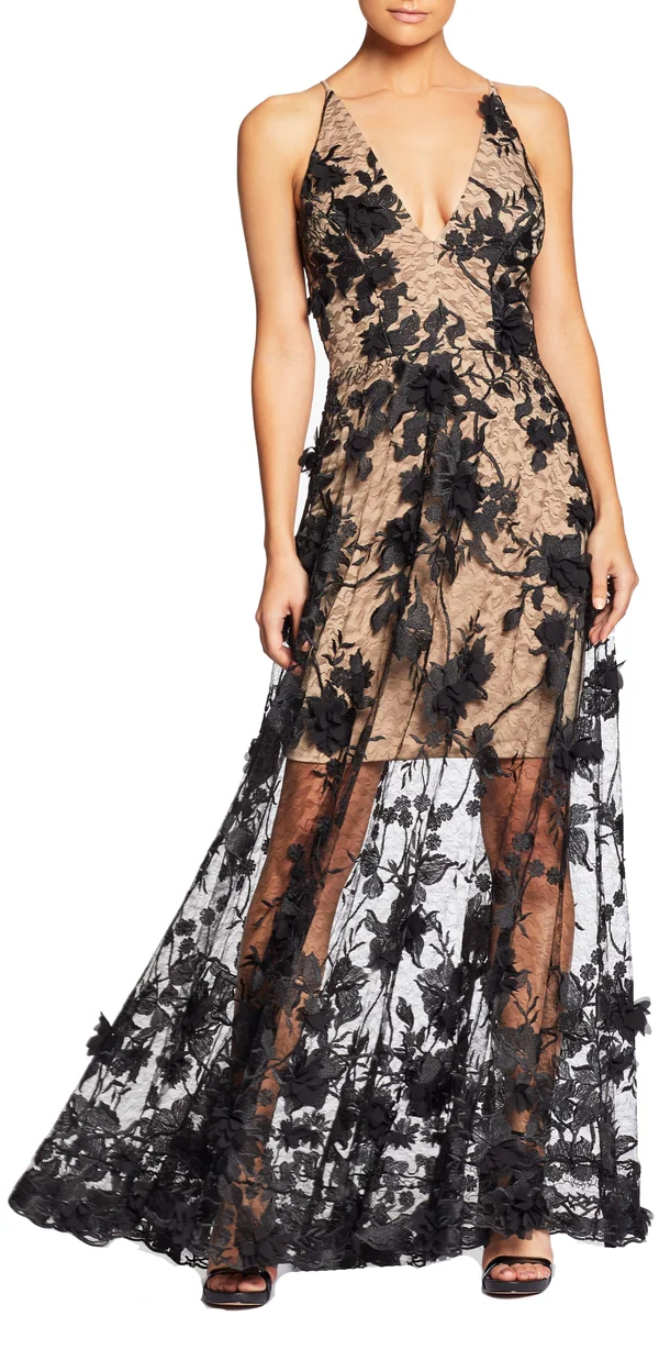 Dress The Population Sidney Dress - Black - S