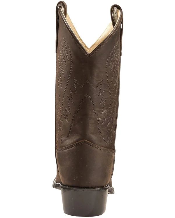 Old West Boys& Cowboy Boots - Round Toe