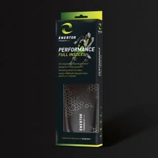Enertor Full-Length Performance Insoles - Black - 8