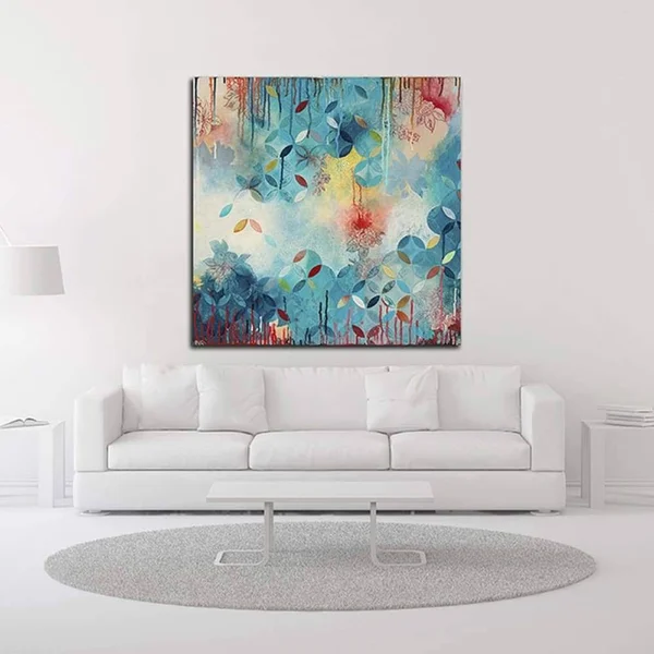 14x22 x 14x22 Tranquil Eden 1 by Heather Noel Robinson Print on Canvas